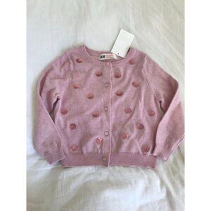 NWT! H&M Pink Cardigan With Sparkles